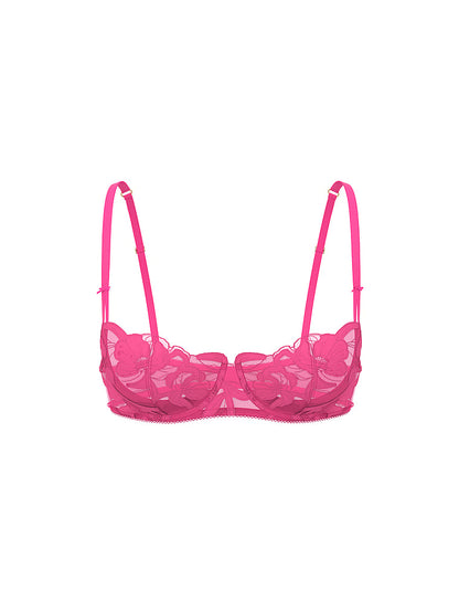 Victoria's Secret Wicked Çiçəkli Embroidery Balconette Lənətsiz Sütyen