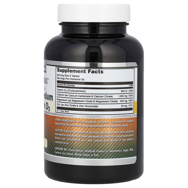 Amazing Nutrition Amazing Formulas Kalsium Maqlezium Sink D3 Vitamini 150 Tablet