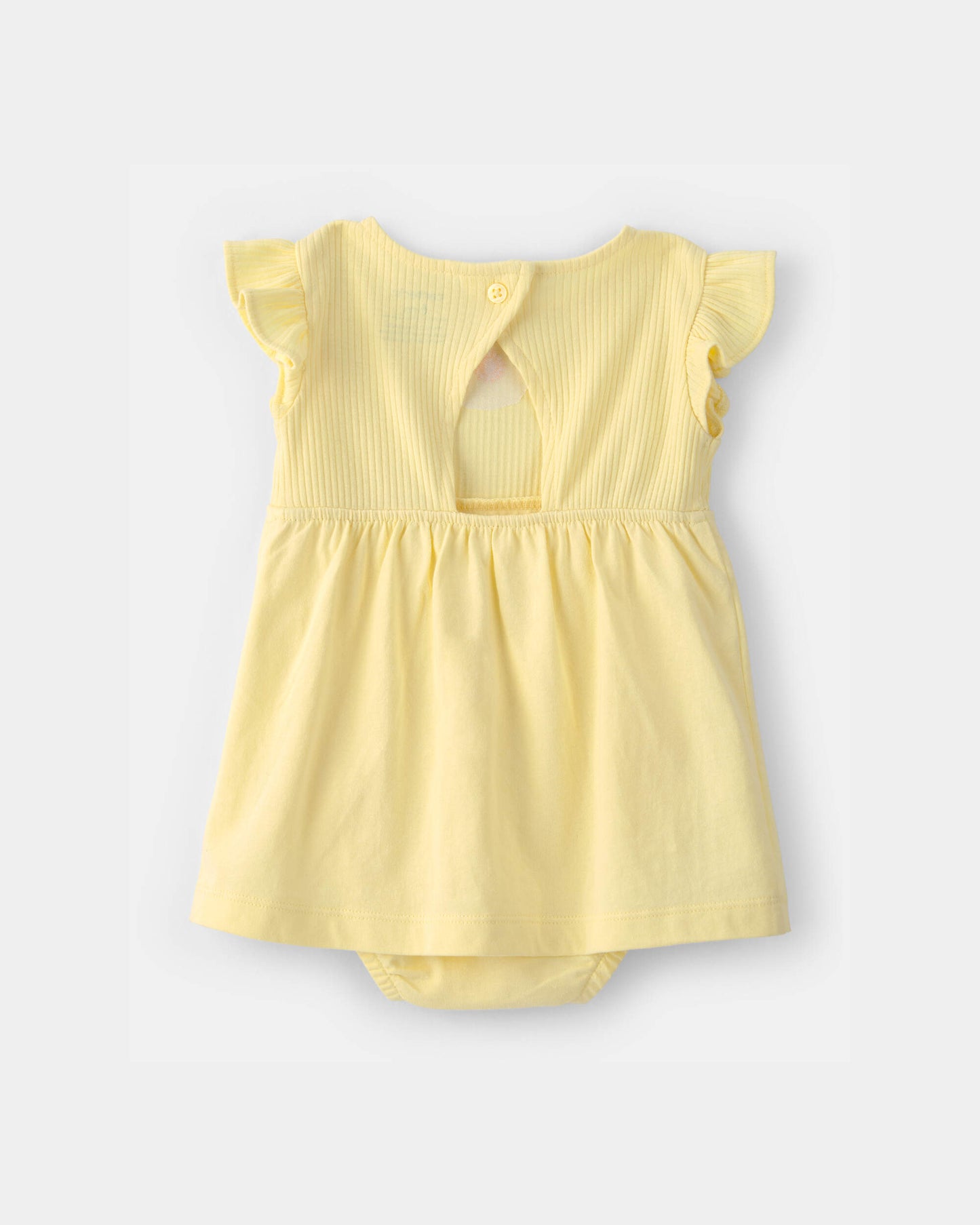 Carter's Qız Uşaq Günəş Qısa Qollu Bodysuit Geyimi - Sarı