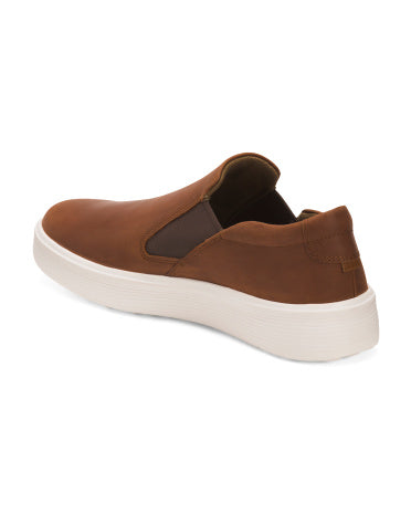 ECCO Leather Soft 60 Slip On Ayaqqabı