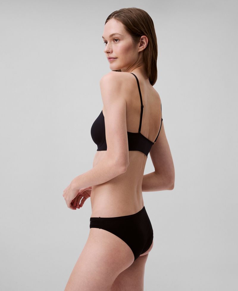 Calvin Klein Qadın Invisibles Gel Telli Yüngül Astarılı Büstiyer QF7142