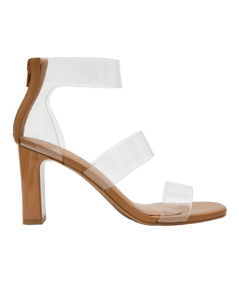 Wild Pair Qadın Zollaa Vinilə Block Topuqlu Sandal