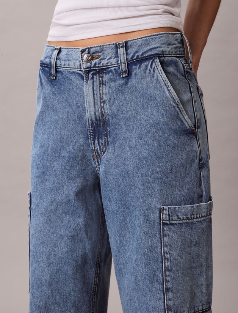 Calvin Klein Denim Rahat Kargo Şalvar