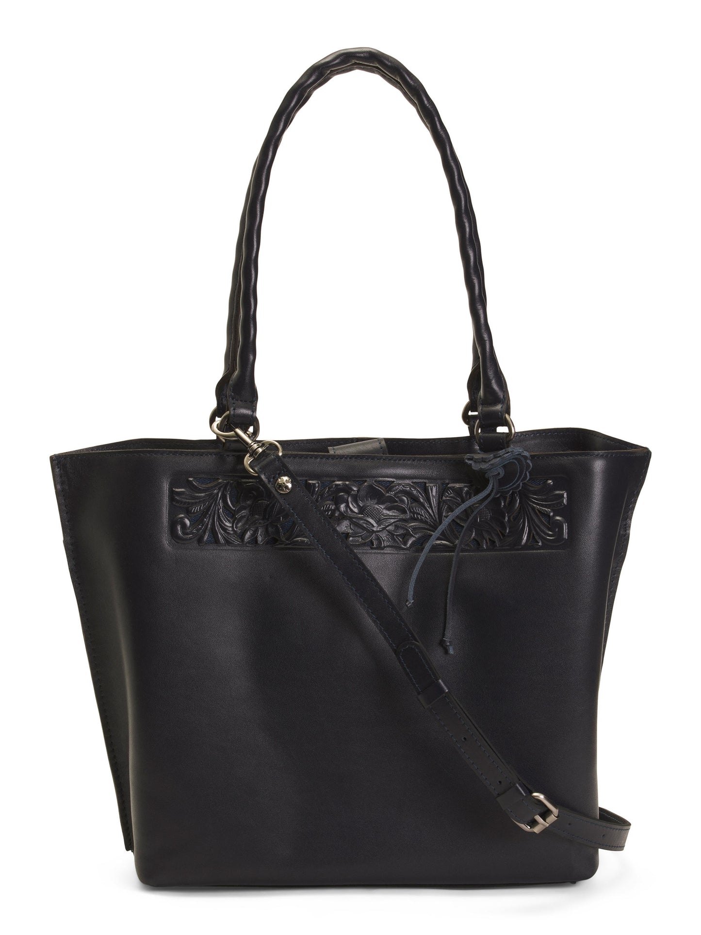 Leather Adeline Çanta Border Tooling Detalı
