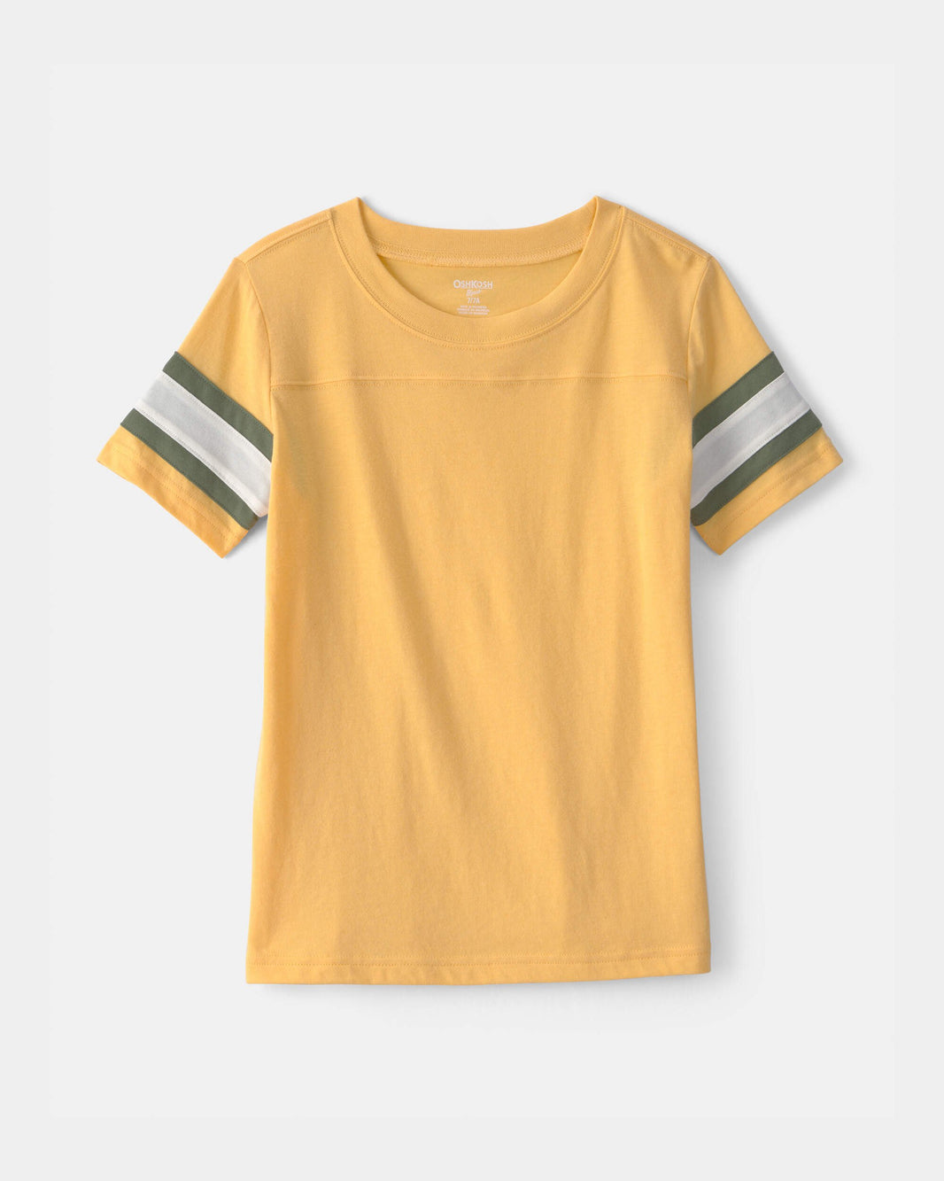OshKosh B'gosh Oğlan Çizgili Qısa Kollu Köynək - Sarı