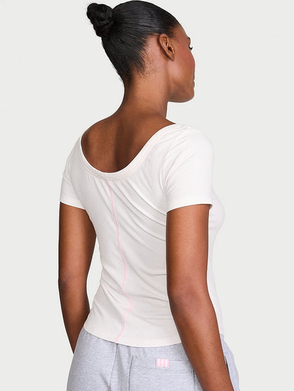 Victoria's Secret VS Iconic Rib Scoop Tee