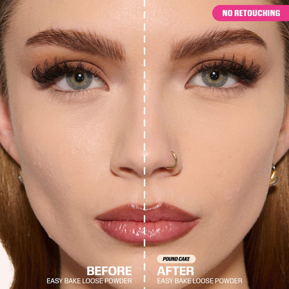 HUDA BEAUTY Easy Bake Bulanıqlaştırıcı Sərbəst Baking və Sabitləyici Pudra