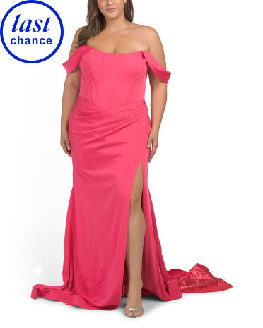 JOVANI Corset Bodice Gown
