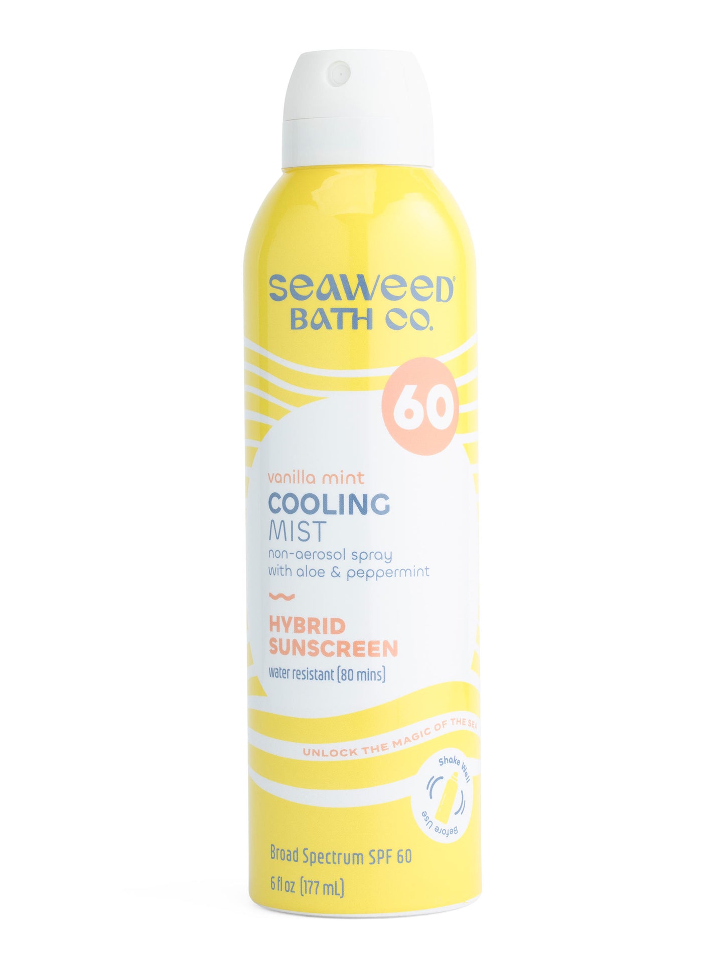 SEAWEED BATH CO 6oz Soyudulmuş Duman SPF 60 Sprey