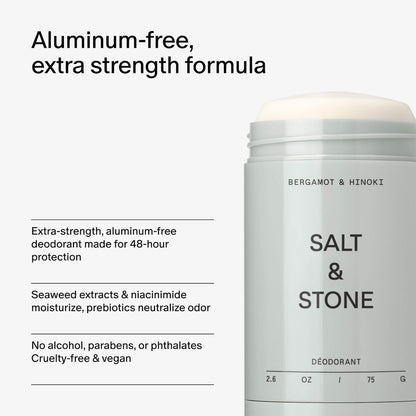 Salt & Stone Bergamot & Hinoki Ekstra Güclü Alüminiumsuz Deodorant