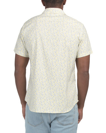 BONOBOS Slim Fit Texniki Qısa Kolu Köynək