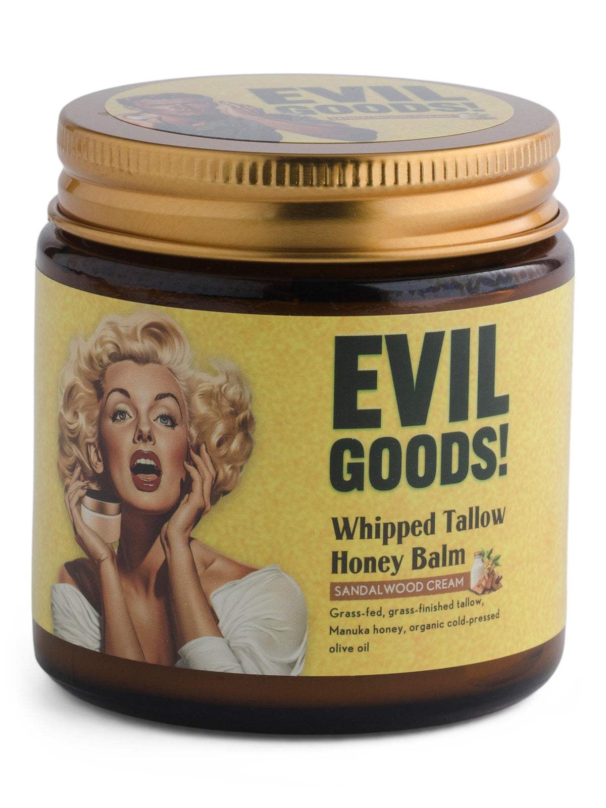 EVIL GOODS 6.35oz Çırpılmış Sığır Yağı Bal Balzamı
