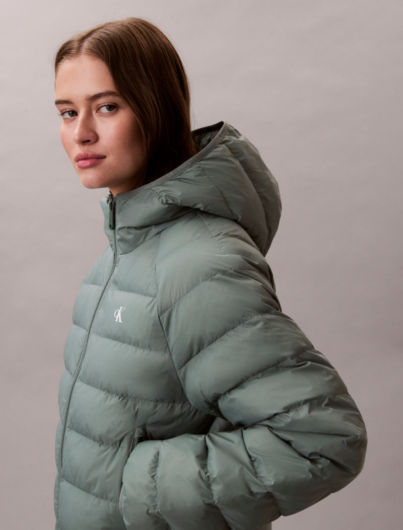 Calvin Klein Yüngül Qatlanan Puffer Gödəkçə