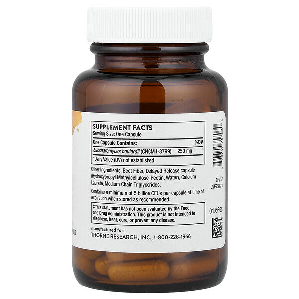 Thorne Sacro B Probiotic 60 Kapsula 250 Mg Kapsul Başına