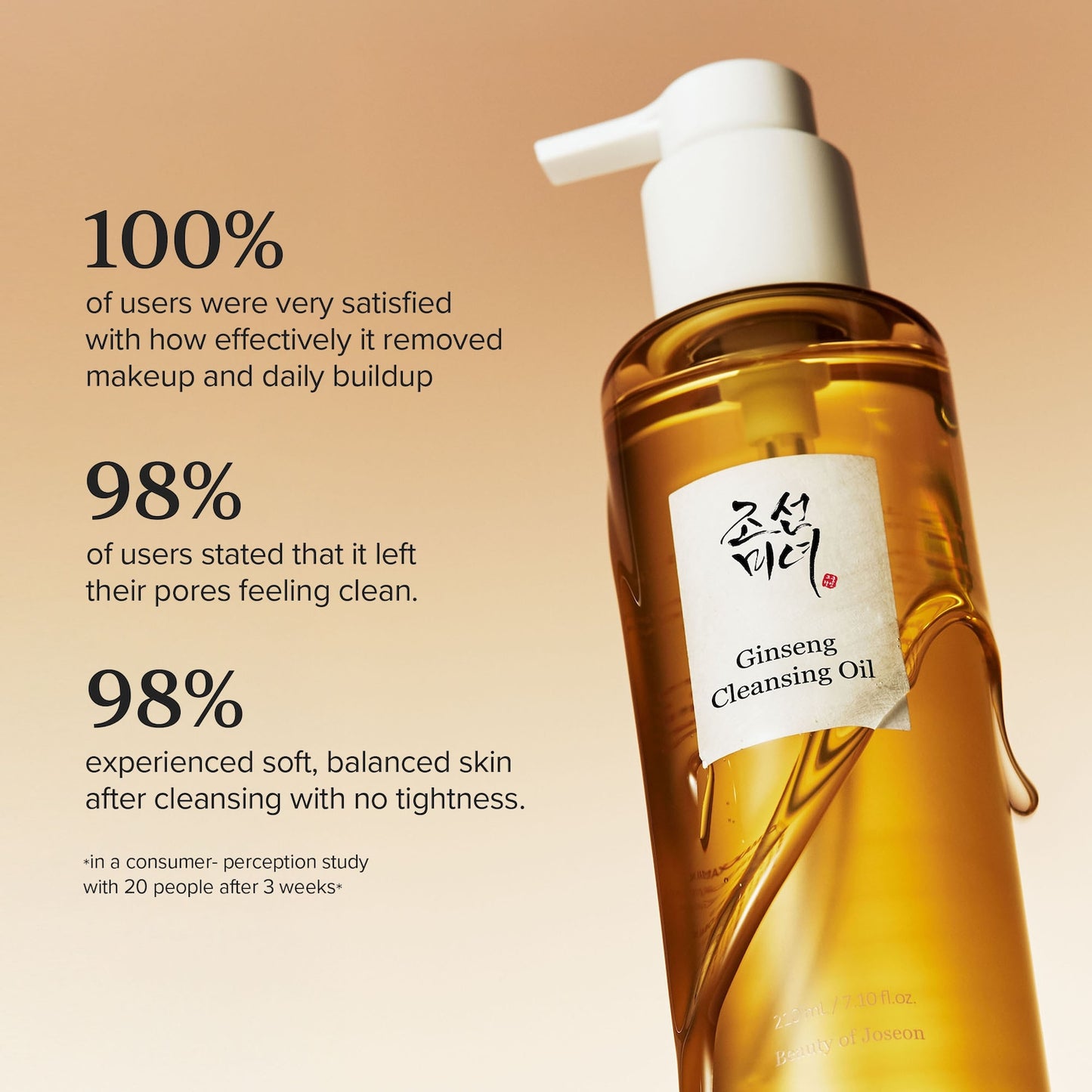 Beauty of Joseon Zəncəfil Təmizləyici Yağ Gündəlik Zərif Təmizləmə üçün