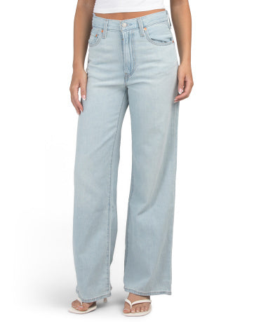 LEVIS Kətan Qarışımlı Ribcage Geniş Ayaqcıqlı Cins