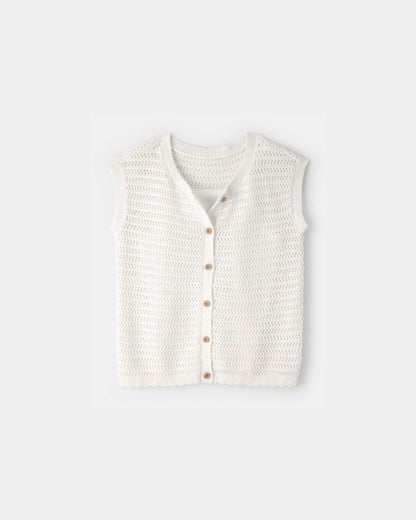 OshKosh B'gosh Qız 2 Parçalı Sweater Top Dəsti - Ağ