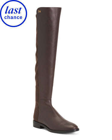 STUART WEITZMAN Made In Spain Dəri Keelan Şəhər Çəkmələri