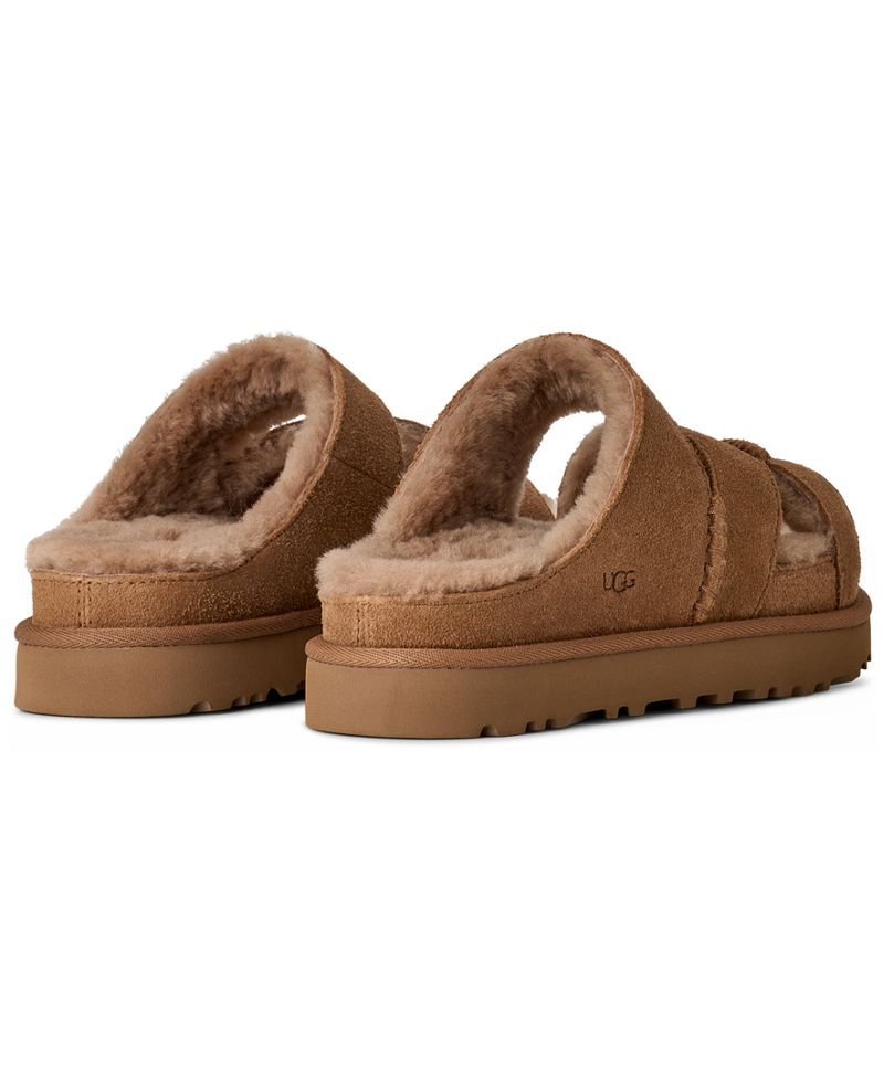 UGG Qadın Greenport Çapraz Kəmər Açıq Burun Sürüşən Sandal
