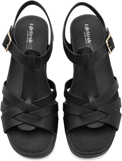 LifeStride Grandiose Strappy Sandals Qadın Sandası