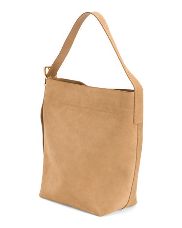 Suede Essentials Bucket Tote Çanta