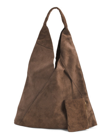 CHEVAL Made In Italy Süet Hobo Çanta Kiçik Çanta ilə