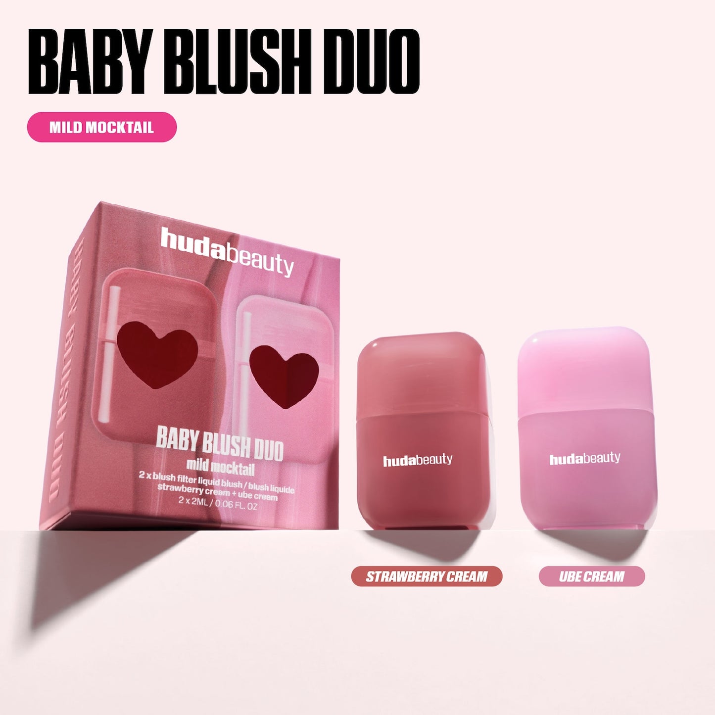 HUDA BEAUTY Mini Blush Mocktail Duos Yanaq Rəngi Seti