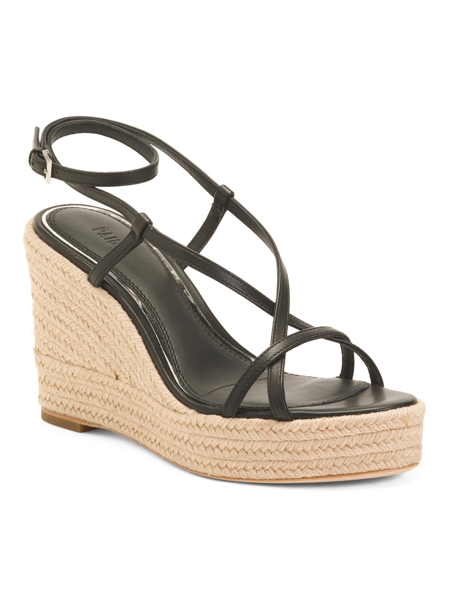 Leather Marlowe Espadrille Wedge Sandals