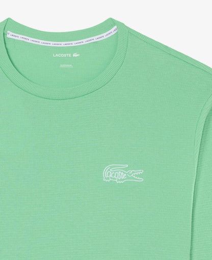 Lacoste Kişi Eksklusiv Timsah Vafli Toxunuşlu Termal Köynəyi
