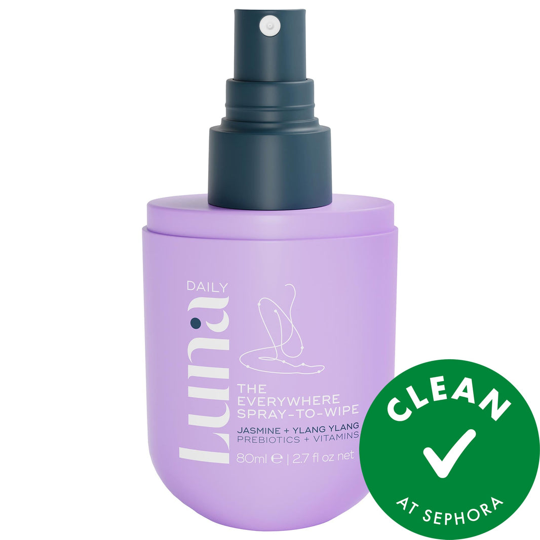 Luna Daily Hər Yerdə İstifadə Üçün Sprey-Silmə Vasitəsi - pH Balansı ilə Prebiotiklər + C və E Vitaminləri