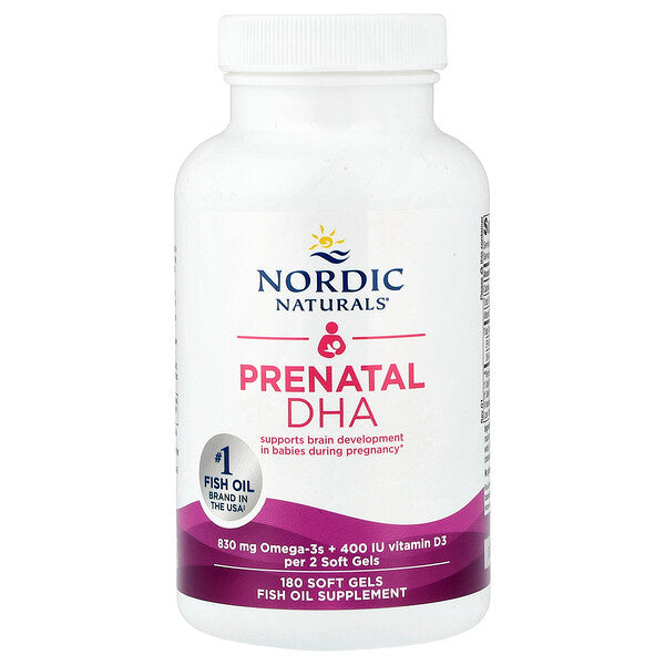 Nordic Naturals Prenatal DHA 180 Soft Gels