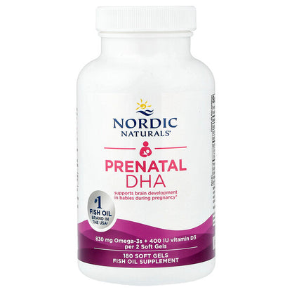 Nordic Naturals Prenatal DHA 180 Soft Gels