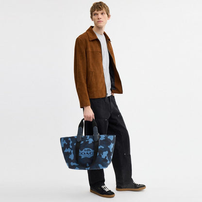 Coach Small Tour Tote Bag With Camo Print