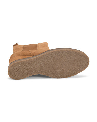 VINTAGE FOUNDRY Suede Elizabeth Qəhvəyi Topuqlu Çəkmə