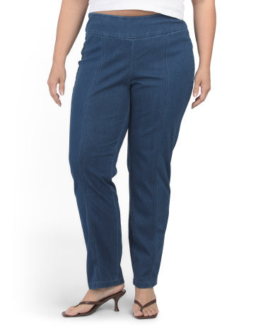 ZAC &amp; RACHEL Plus Ultra Stretch Denim Pull On Legginsi