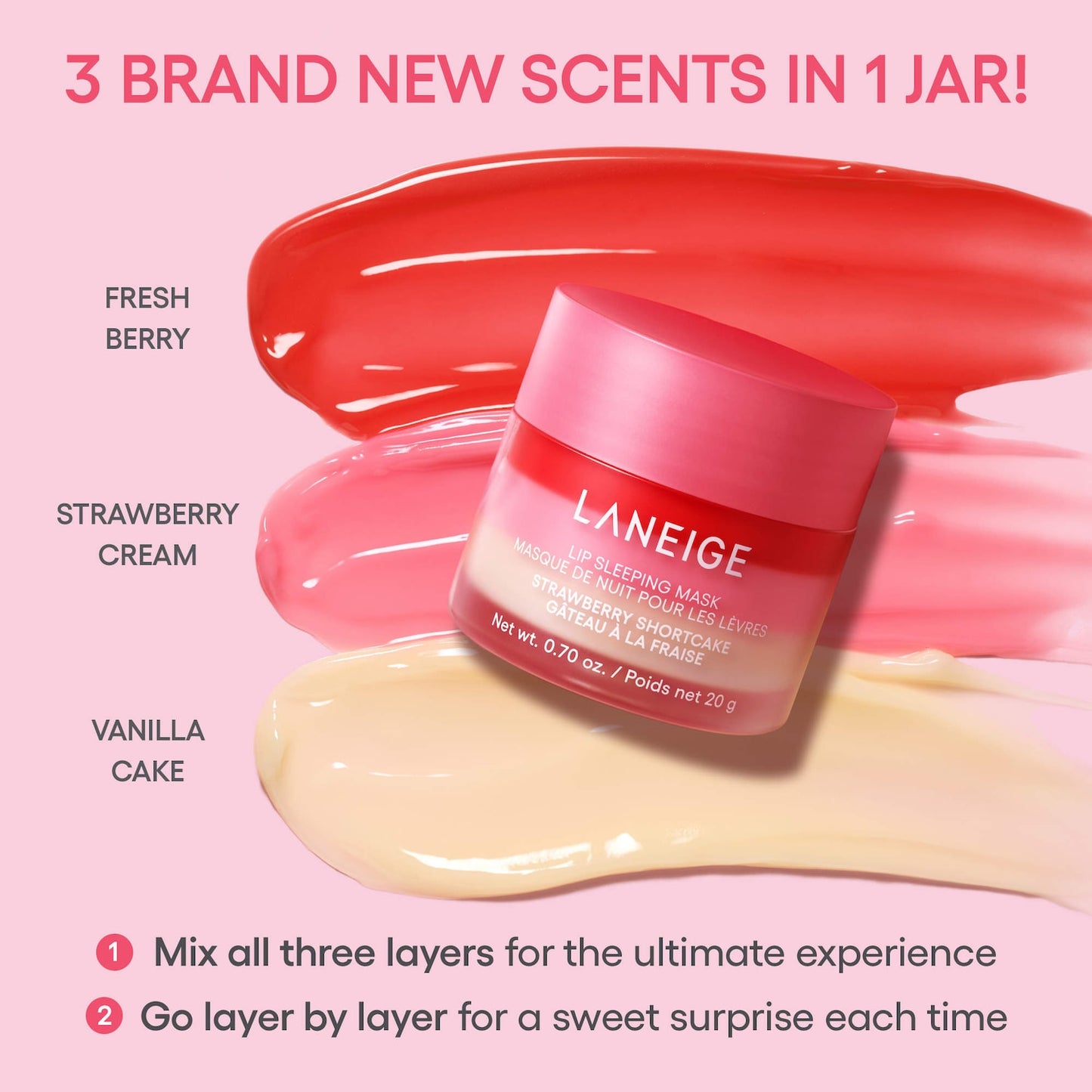 LANEIGE Giləmeyvə Şirin Dodaq Balsam Minis Trio Dəsti
