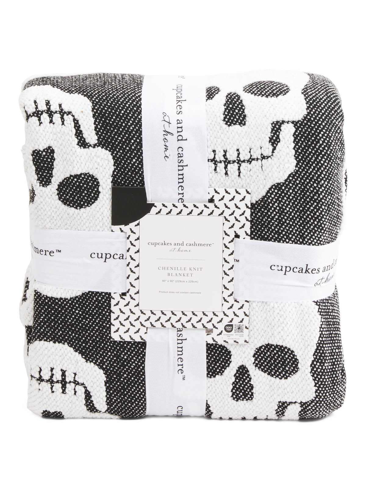 CUPCAKES & CASHMERE Teksturlu Kəllələr Yorğanı