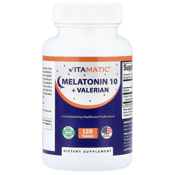 Vitamatic Melatonin 10 Valeriana 120 Tablet
