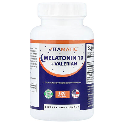 Vitamatic Melatonin 10 Valeriana 120 Tablet