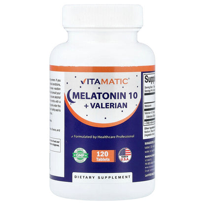 Vitamatic Melatonin 10 Valeriana 120 Tablet