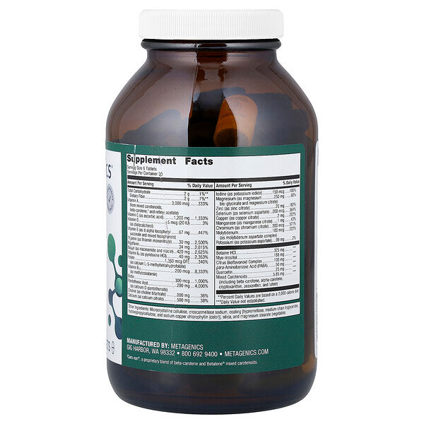 Metagenics Multigenics Multivitamin 180 Tablet