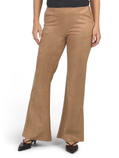 LE LIS Süni Süət Aşağı Bel Bootcut Şalvar