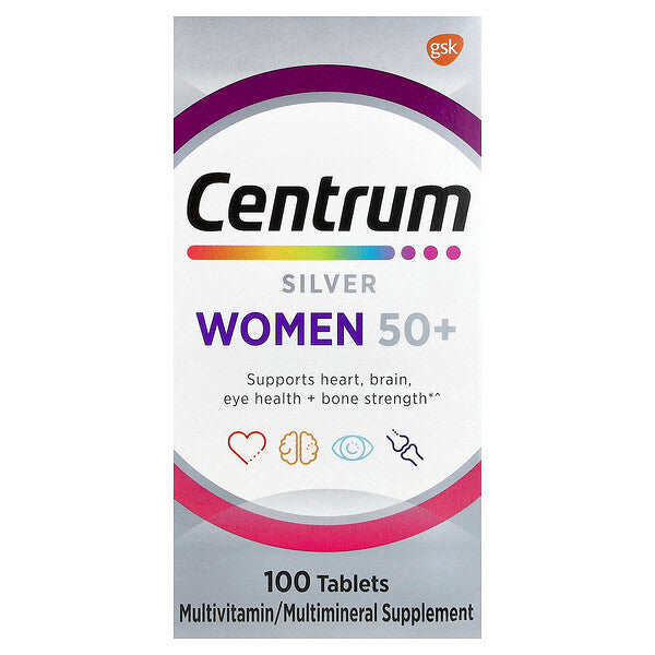 Centrum Silver Qadın 50+ Multivitamin 100 Tablet