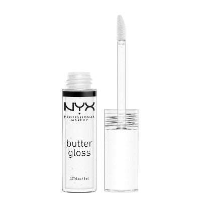 NYX Professional Makeup Butter Lip Gloss - 54 Şəffaf - 0.27 fl oz: Parlaqlıq Artıran, Dodaq Makyajı, Tüp YoxYox