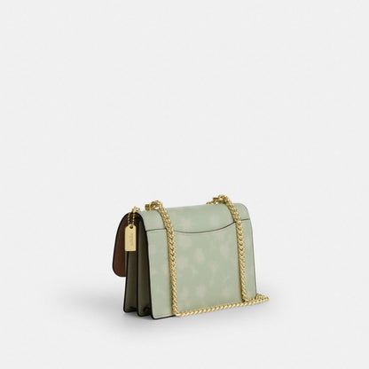 Coach Mini Klare Çapraz Çanta Çiçəkli Nümunə ilə