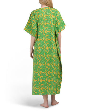 MAHOGANY Cotton Banana Kaftan