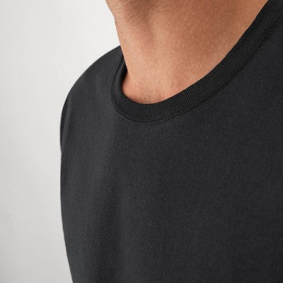 Hanes Red Label Kişi Ekipaj Boyunlu Boyalı T-Shirt 6-Paket - Qara/Boz/Mavi XL