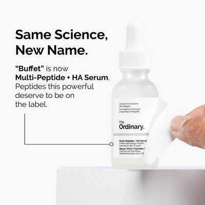 The Ordinary Multi-Peptide + Hyaluronic Acid Serum Möhkəmlik və Elastiklik üçün - 1fl oz