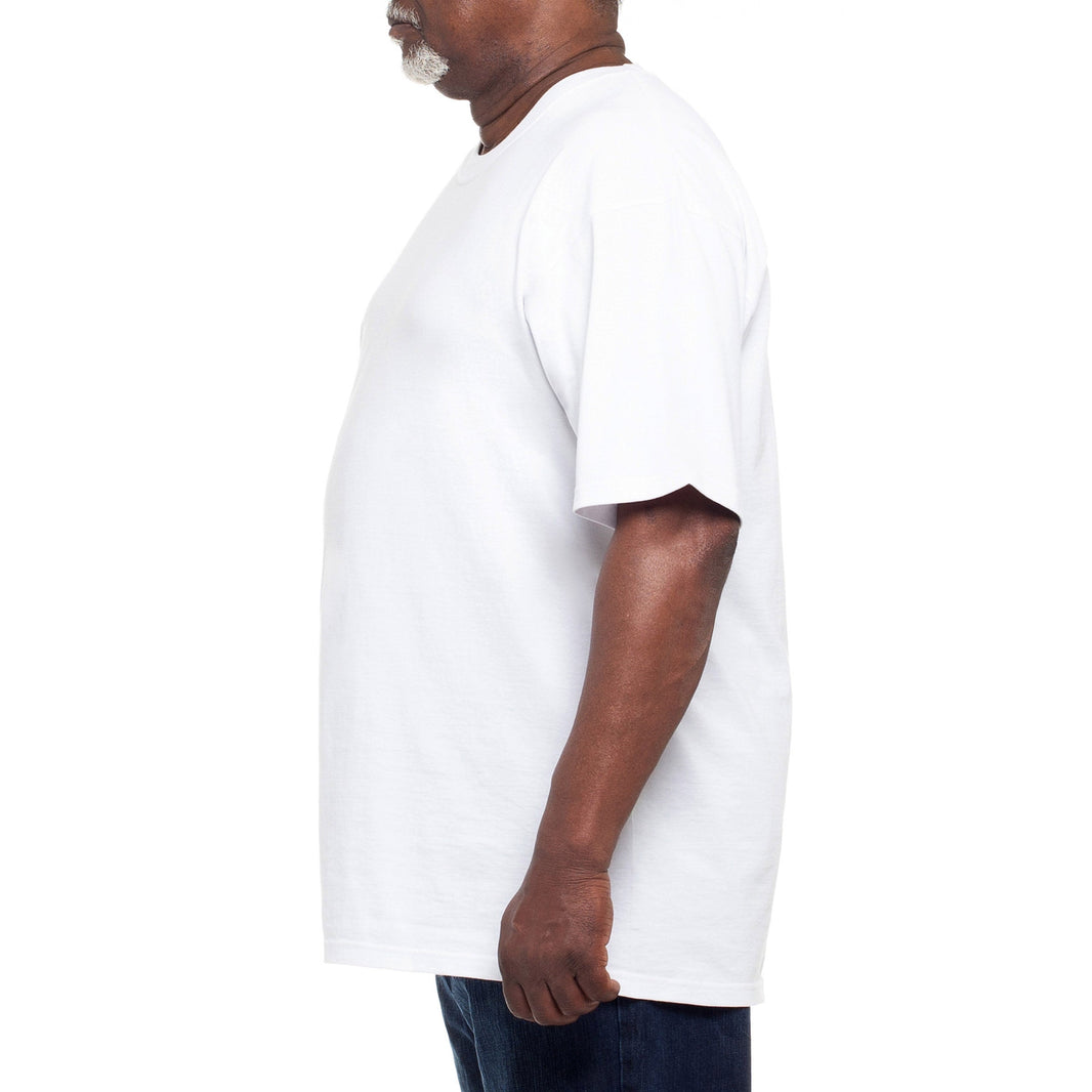 Kirkland Signature Kişi Ağır Çəkili Crew Köynəyi, 6-Pack, Ağ, 3X-Large