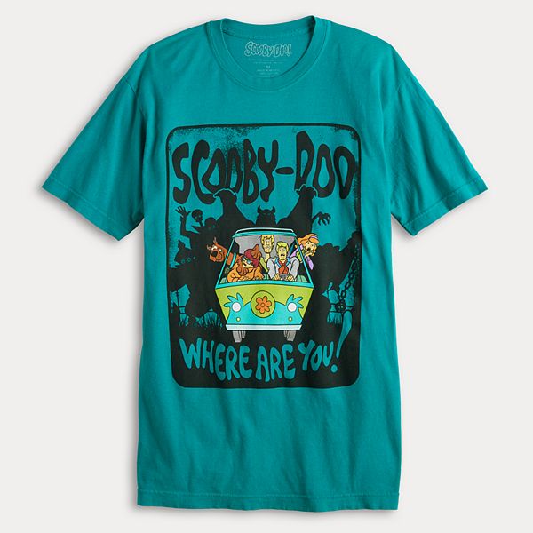 Kişi Scooby Doo Zombie Təqibatı Köynəyi